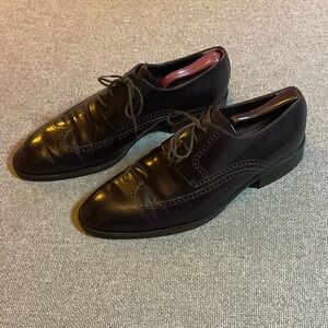 Bally Dark Brown Leather Men's Oxfords